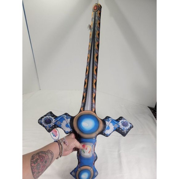 Nanco Multicolored Diamond Plush Sword Medieval Pirate 37" Halloween Costume Acc - Picture 8 of 9